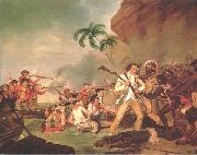 George Carter Death of Captain James Cook oil